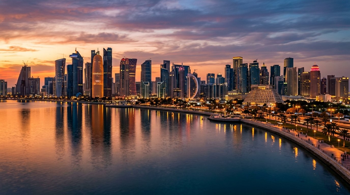 Doha Qatar Skyline